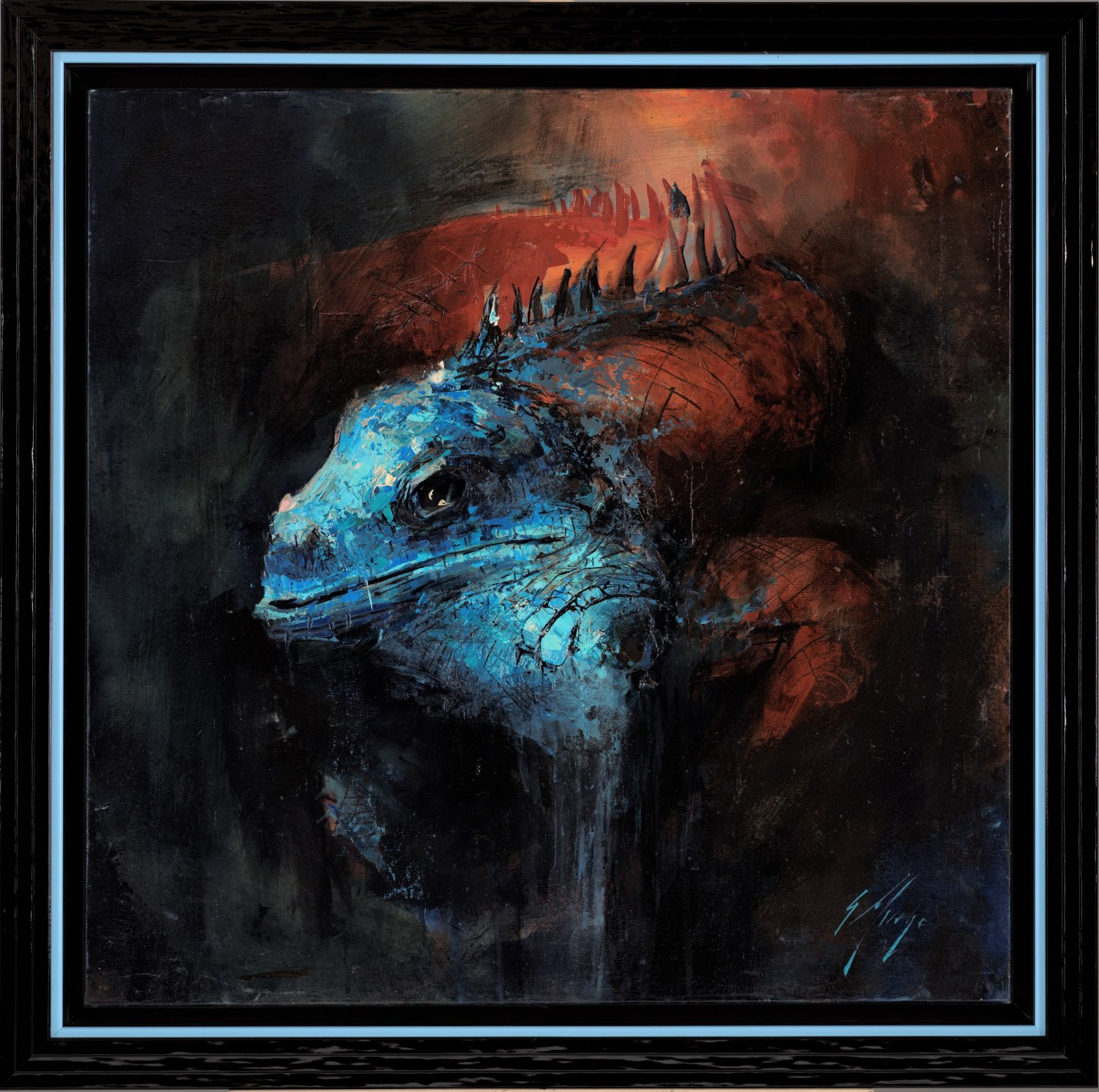Grażyna Mucha - Olej na płótnie - 2020 - 70 x 70